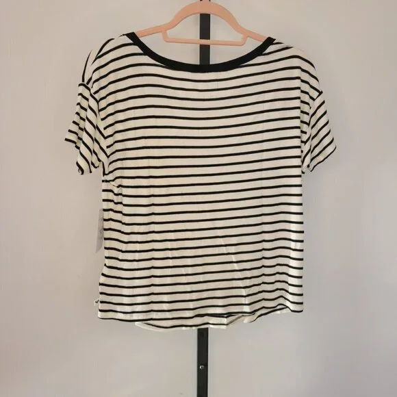 Roxy Ribbed  Striped Tee - Picture 4 of 7